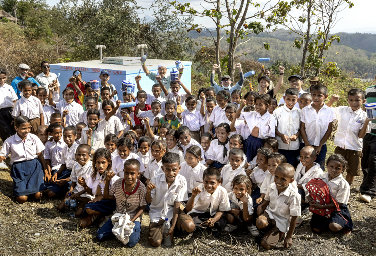 子供達との記念撮影