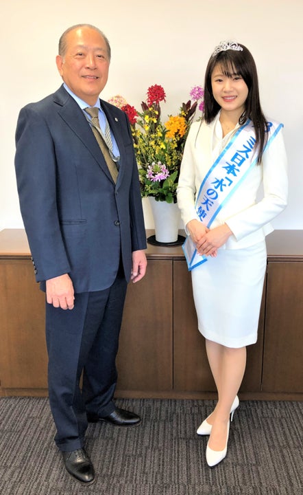 管清工業、ミス日本「水の天使」竹田 聖彩さんの表敬訪問のご報告 | 管清工業株式会社のプレスリリース