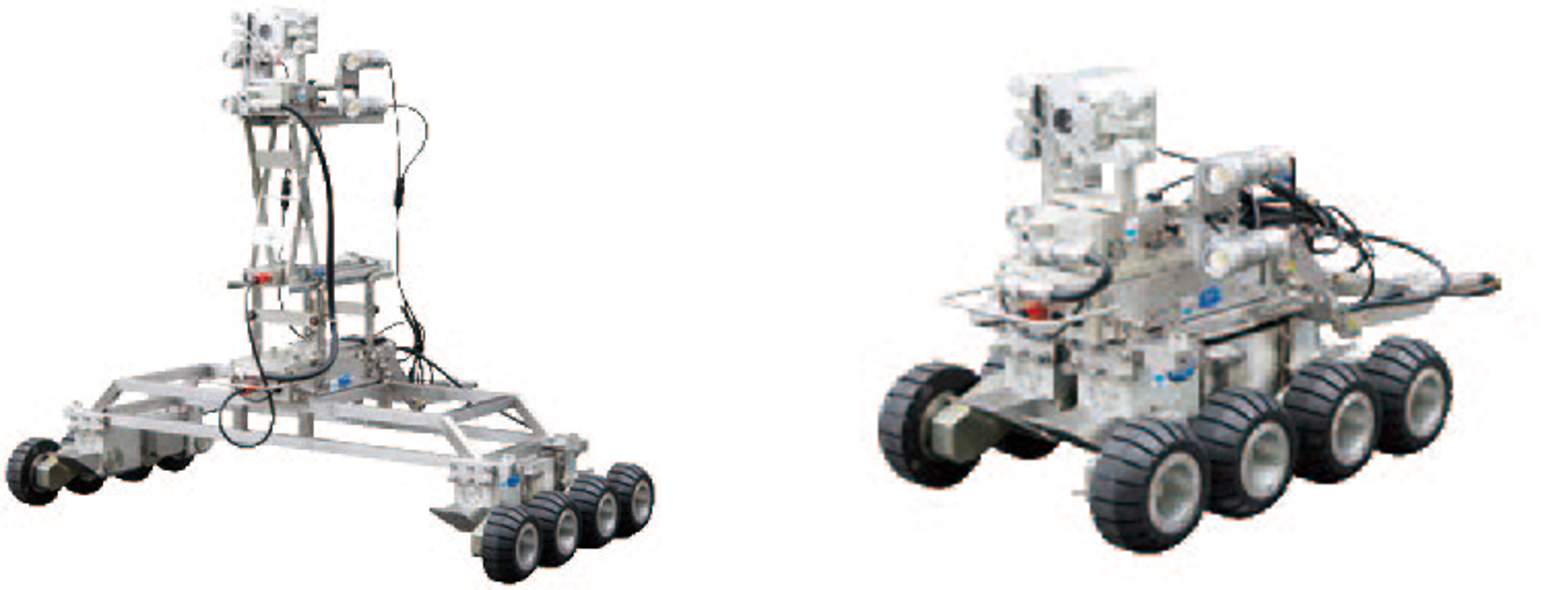 グランドビーバーシステム　（左）大型・（右）小型