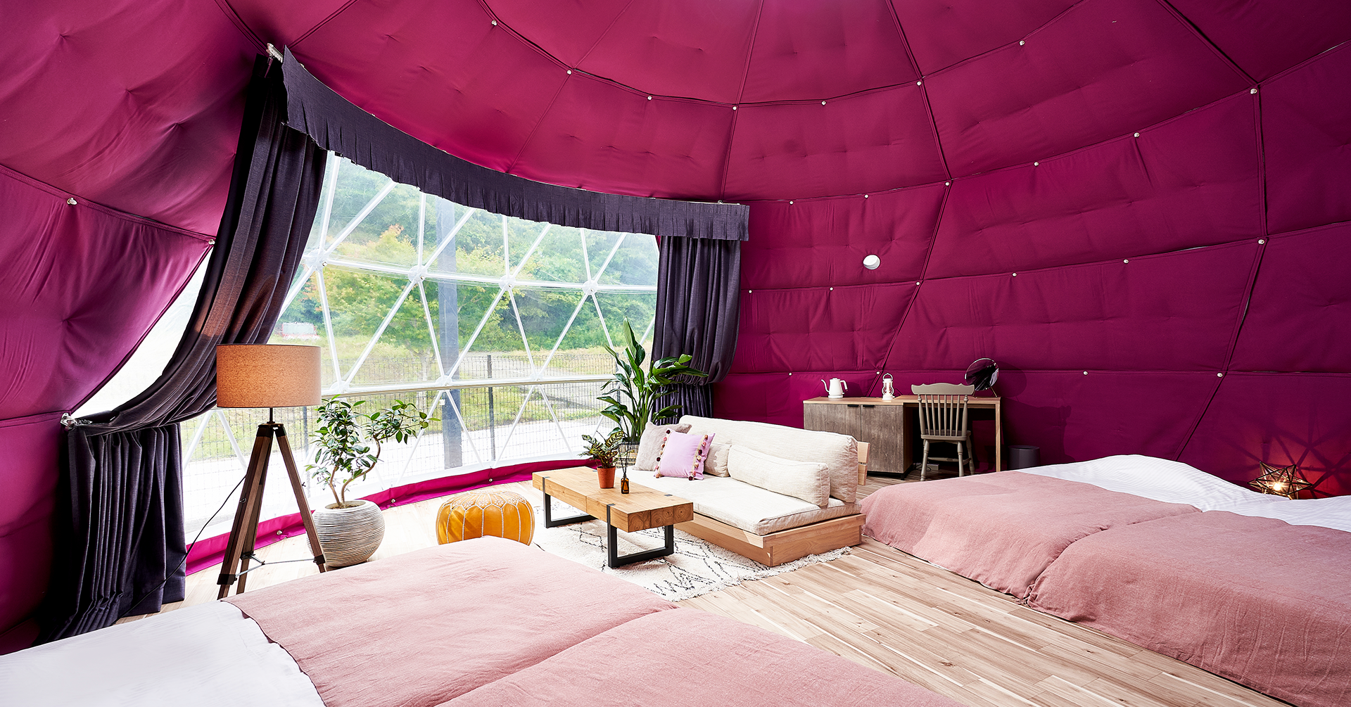 モロッコ西部の街「マラケシュ」をテーマにしたドーム