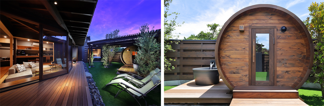 BURROW2＜国産バレルサウナ2m・ブラウン系＞＞