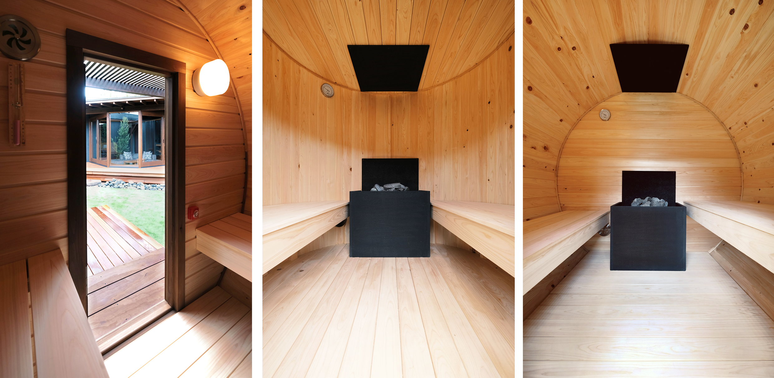 バレルサウナ 内装