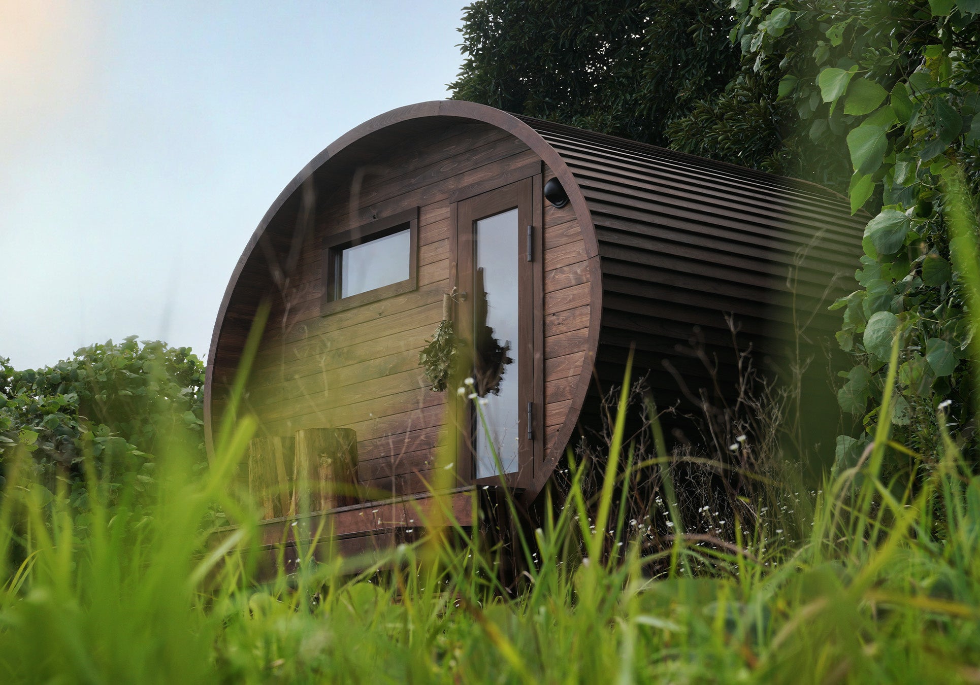 オーバルサウナ外観