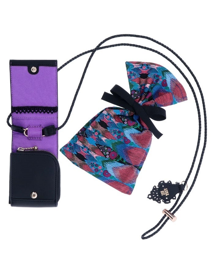 アナ スイ〉ナノサイズのショルダーマルチケース「anytime