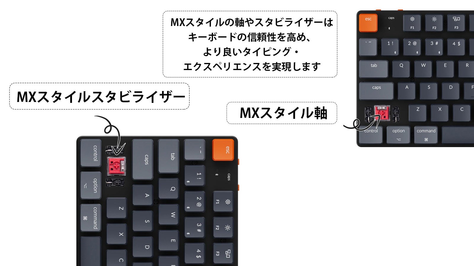 Keychron K1 SE ライトグレー JIS 赤軸 WhiteKWS Keychron K5 SE 超薄型ワイヤレスメカニカルキーボード（US ANSI