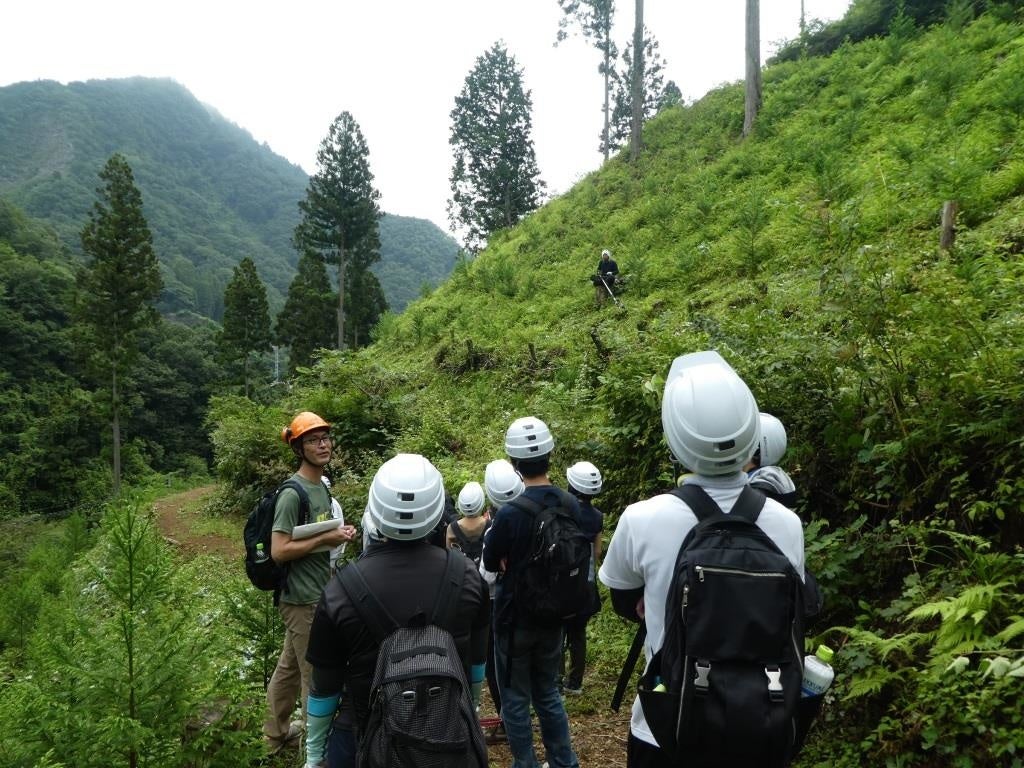 東京都西多摩郡檜原村での森林整備見学（前回・2019年）