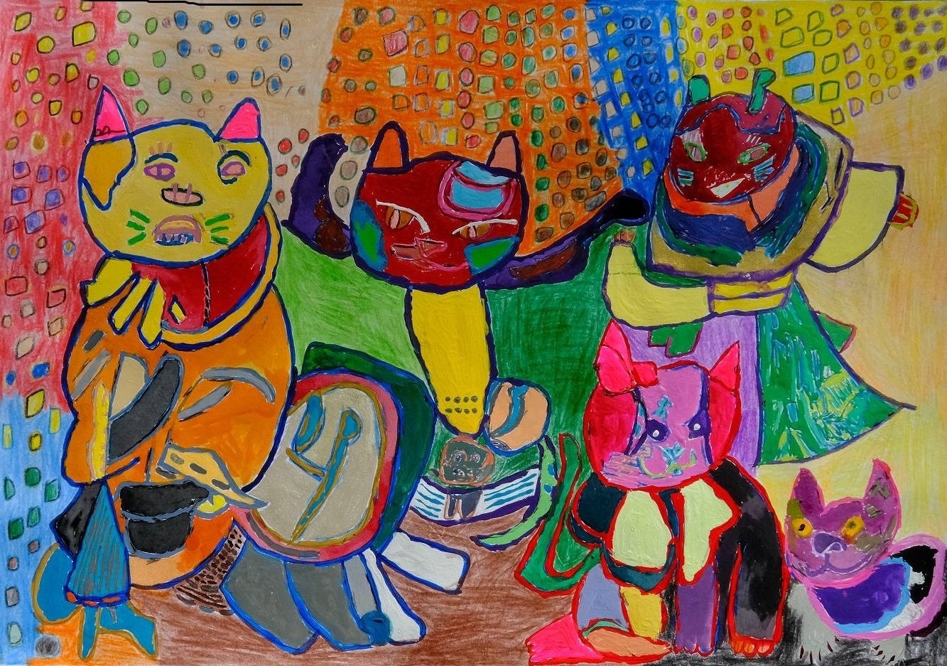 敢闘賞2021『ネコのおばけ』山口県・男性