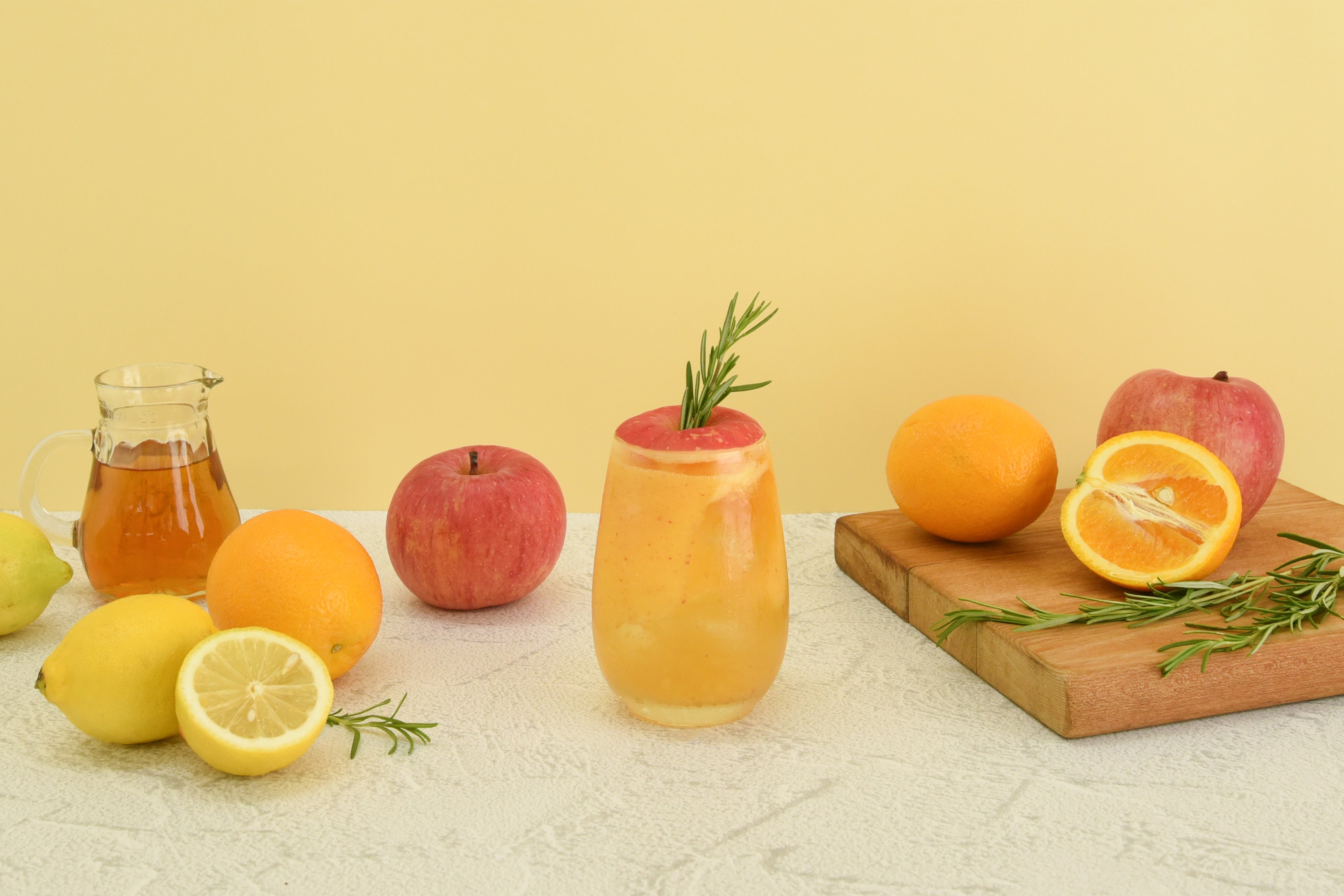 すりおろしアップルオレンジバーボン