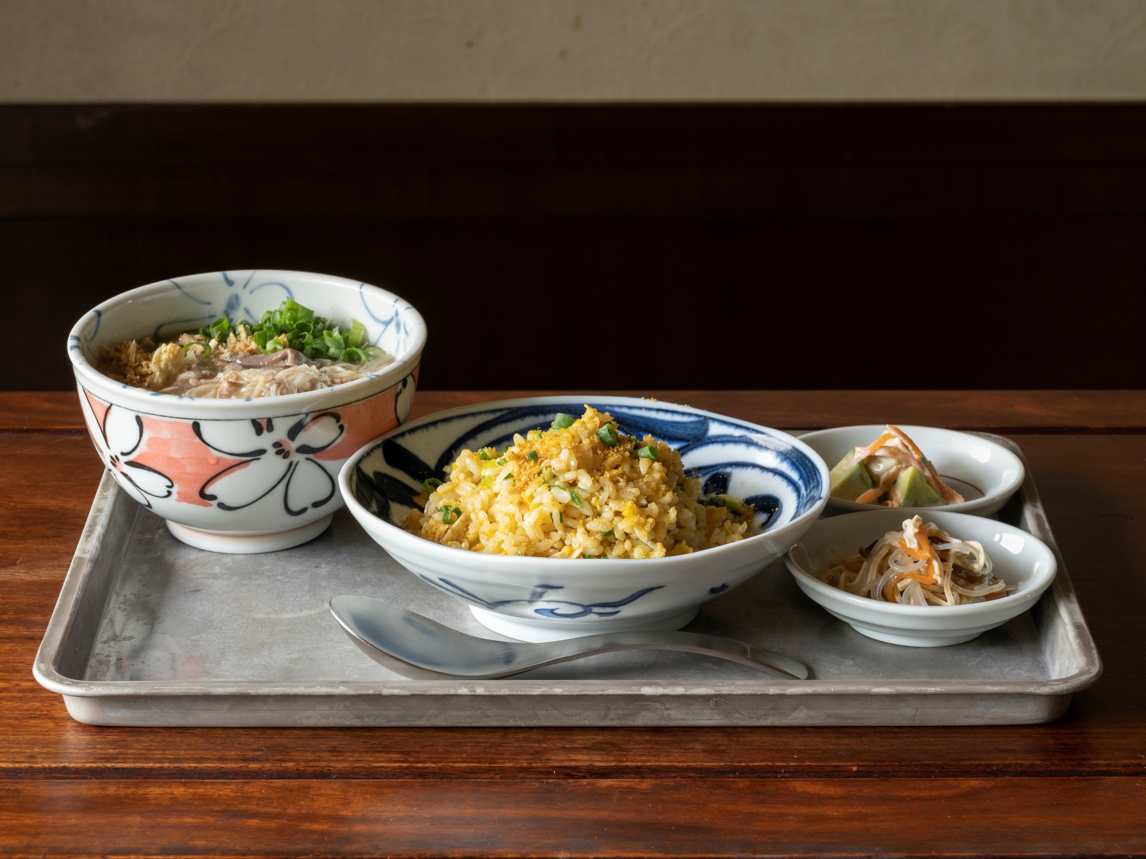 カラスミ炒飯と麺線のセット税込1,320円