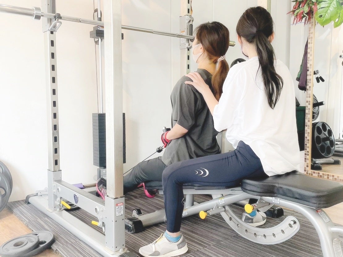 マンツーマンで行うトレーニング