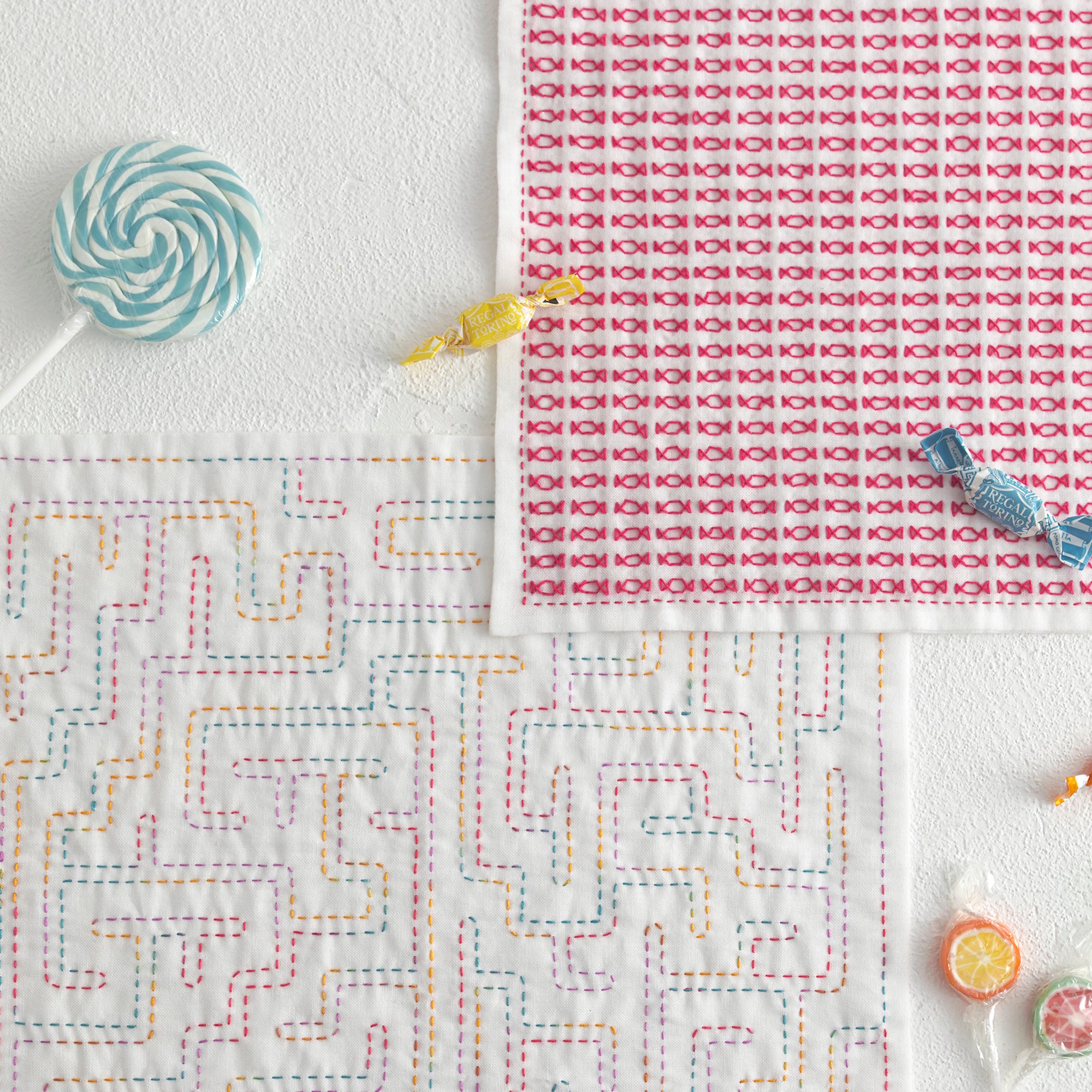 毎月新柄を発売している刺し子