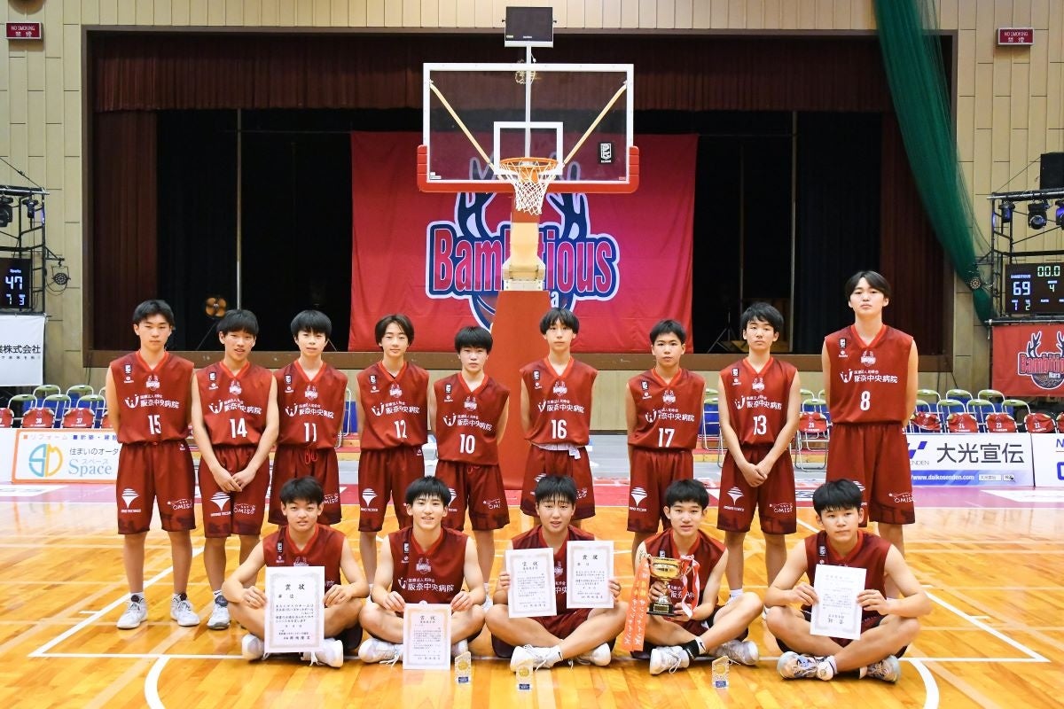 全国大会出場を決めたバンビシャス奈良U15