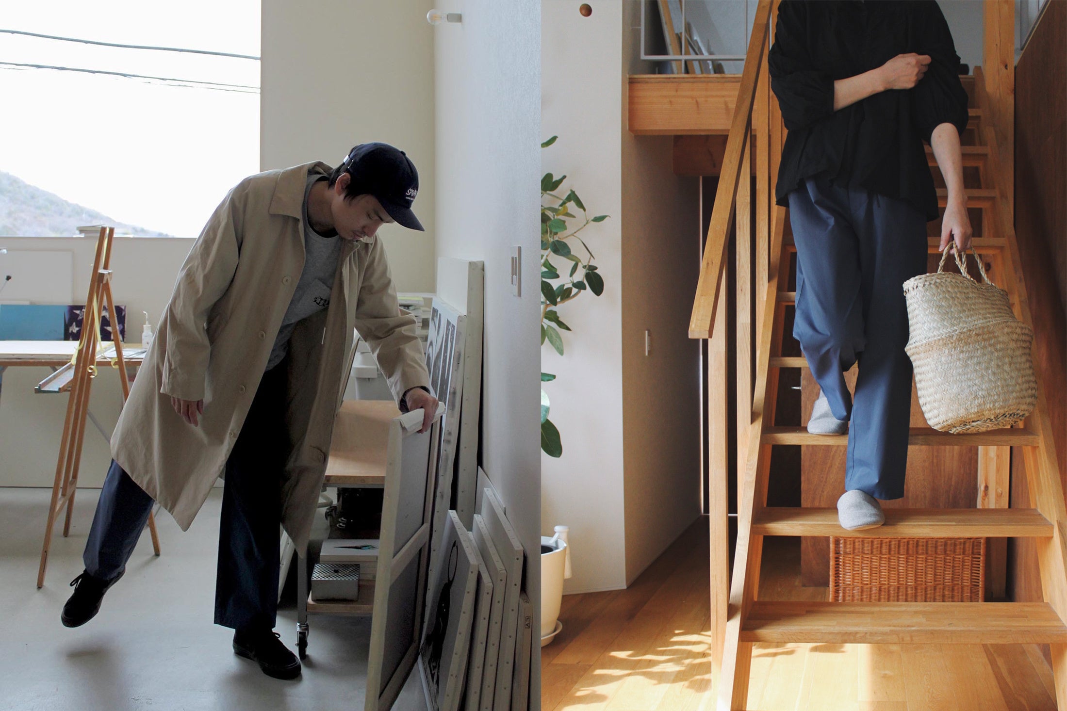 HaTaKaKe organic cotton ユニセックスパンツAAWPT005　シェア着用(@satori.home)