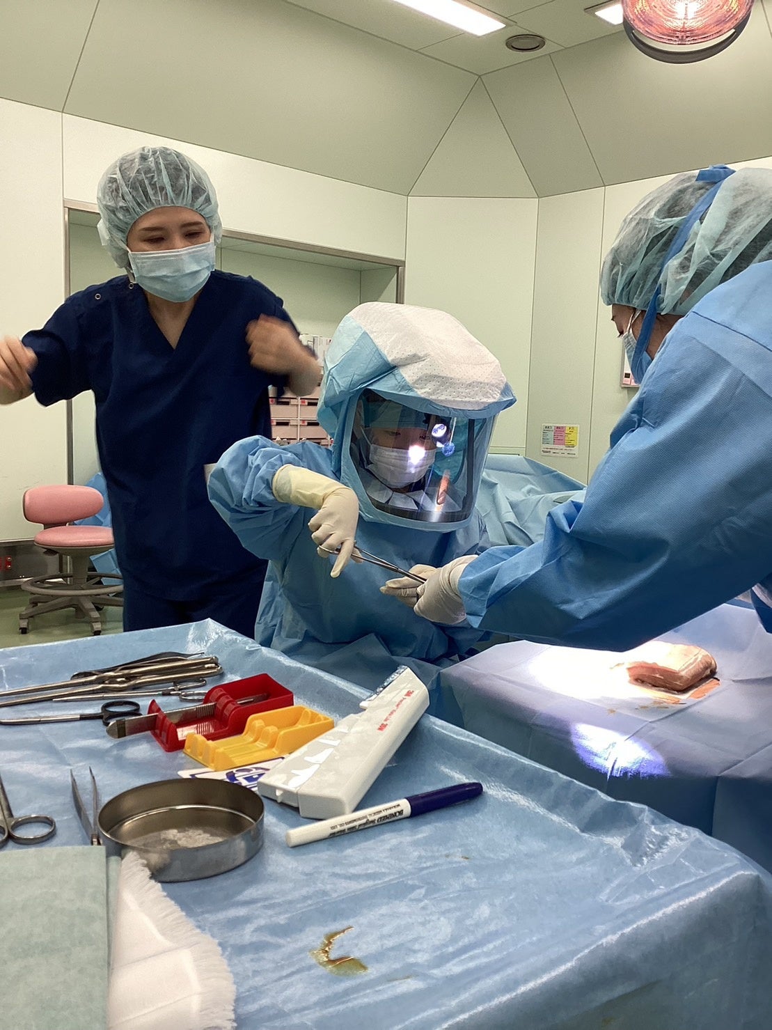 2023年7月 病院職員の家族を対象としたワークショップ開催時の写真