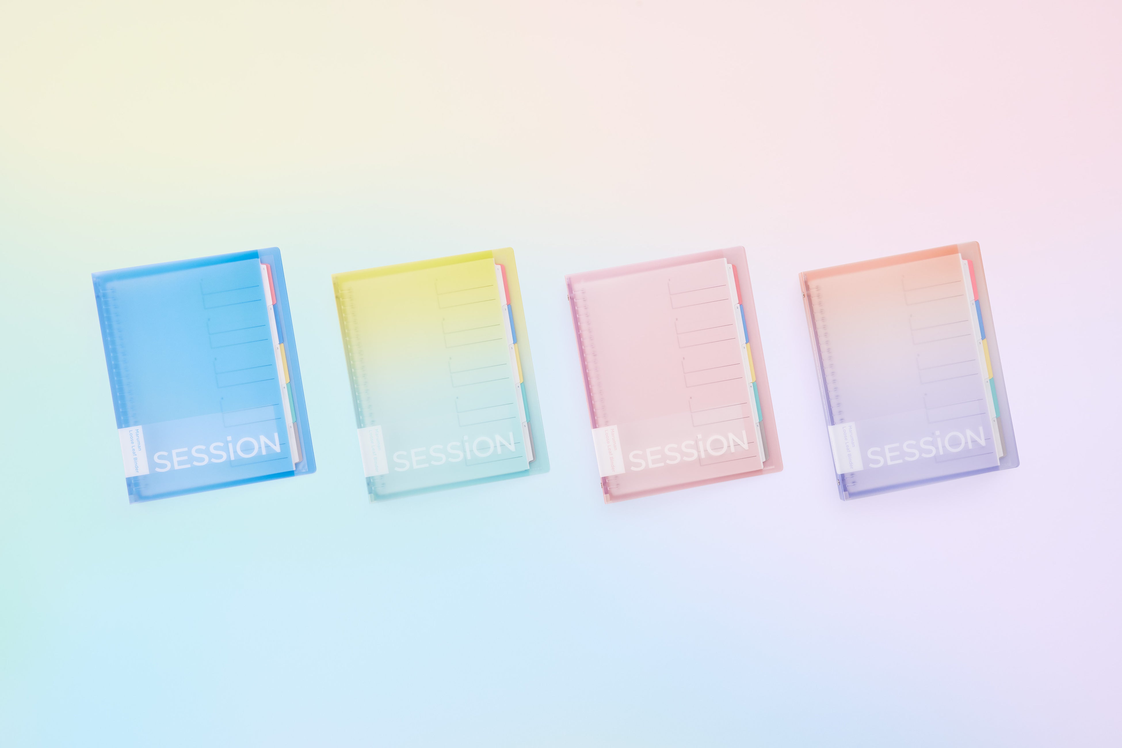 鉛筆で書けるPPフィルムのインデックスを新採用！勉強ブランド