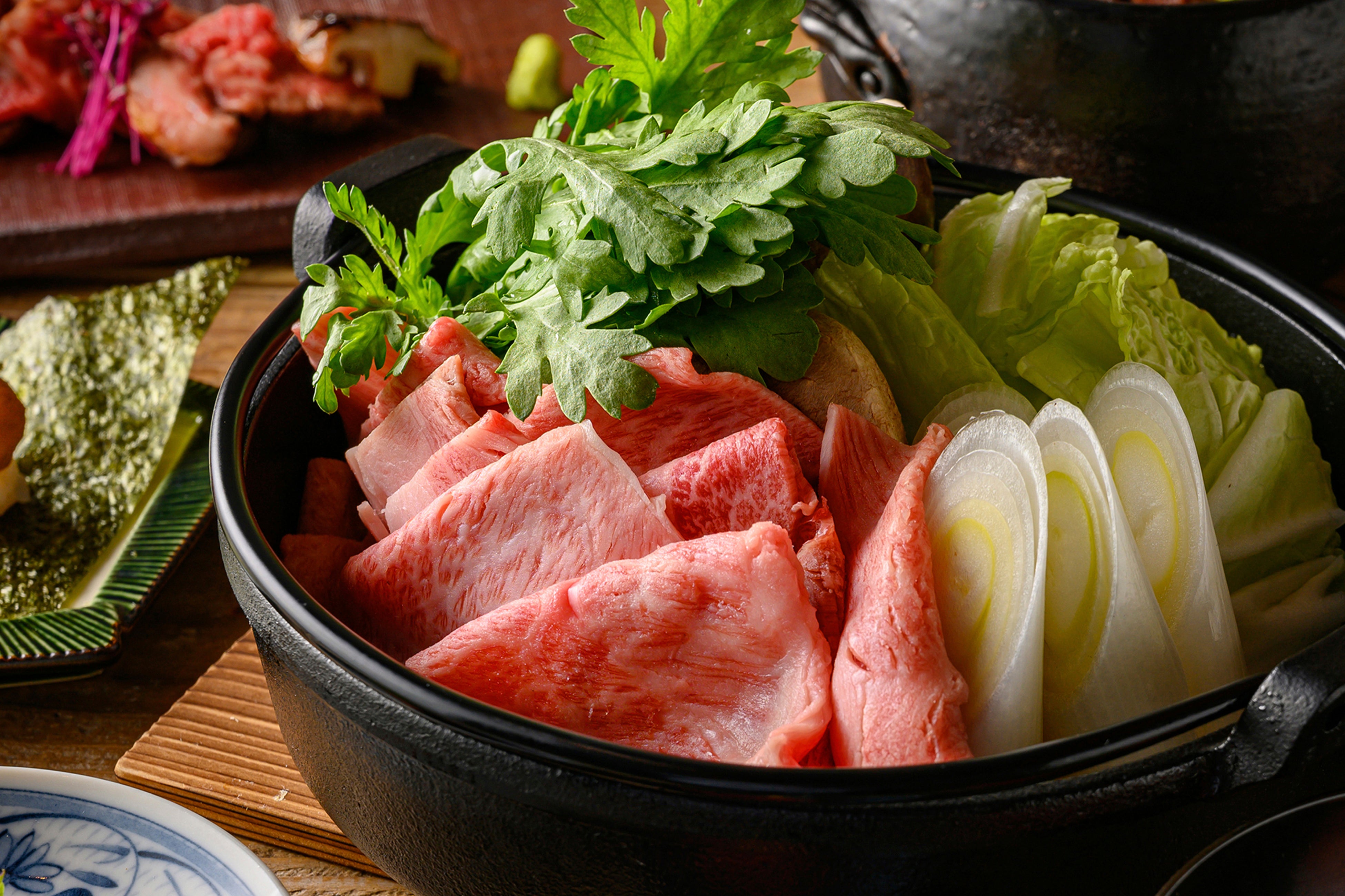 ▲すき焼き調理イメージ