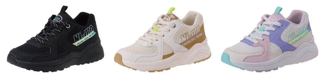 左から：ブラック、ベージュ、マルチ