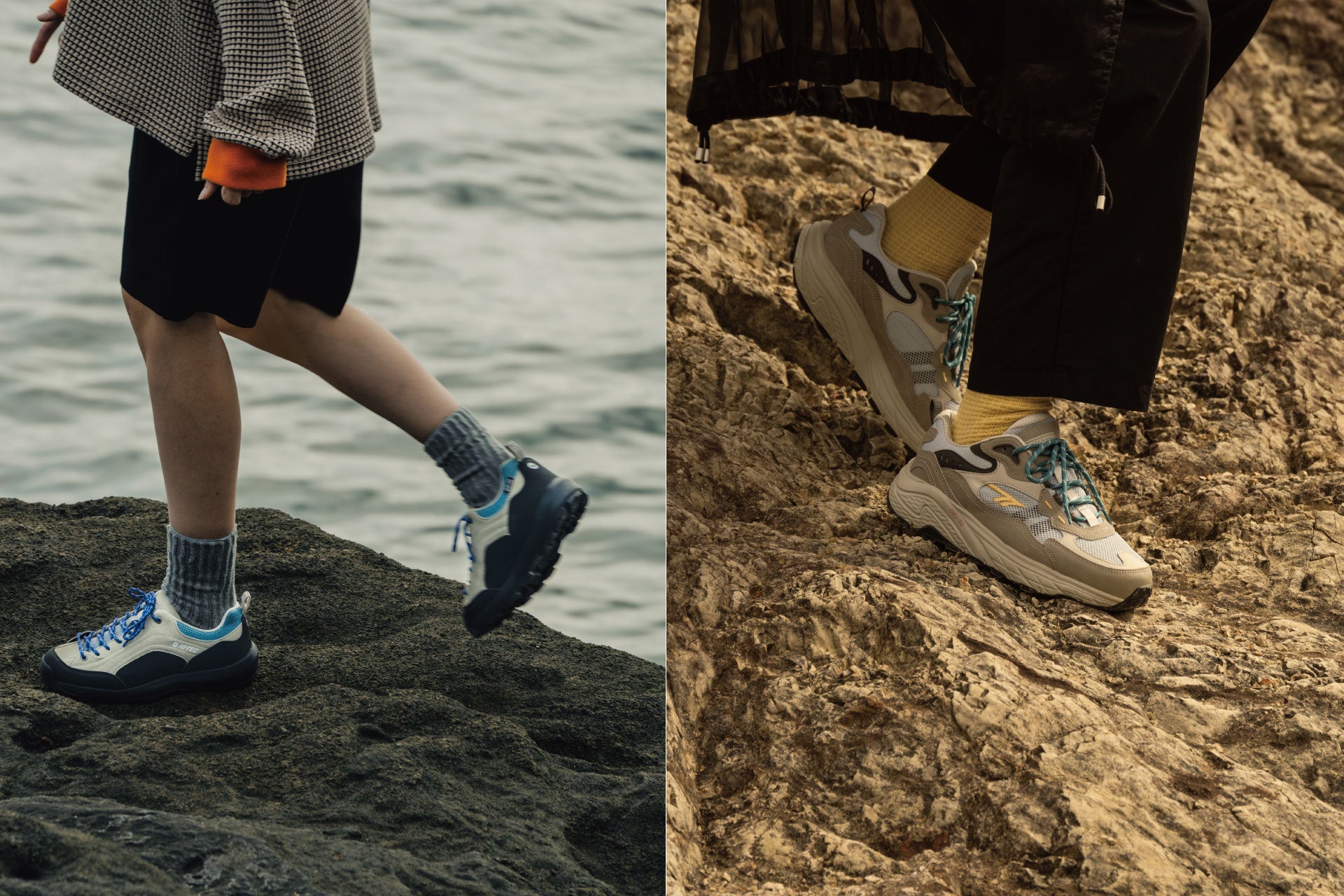 「HI-TEC®(ハイテック)」の「EASTEND WP(イーストエンド)」と「AORAKI Ⅱ WP(アオラギ)」