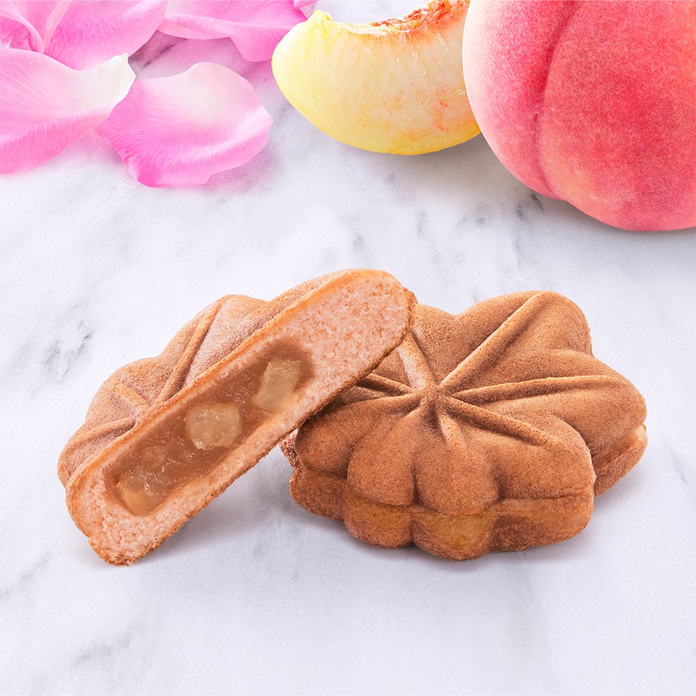 福山市限定の新しいもみじ饅頭「薔薇とピーチもみじ」が新発売