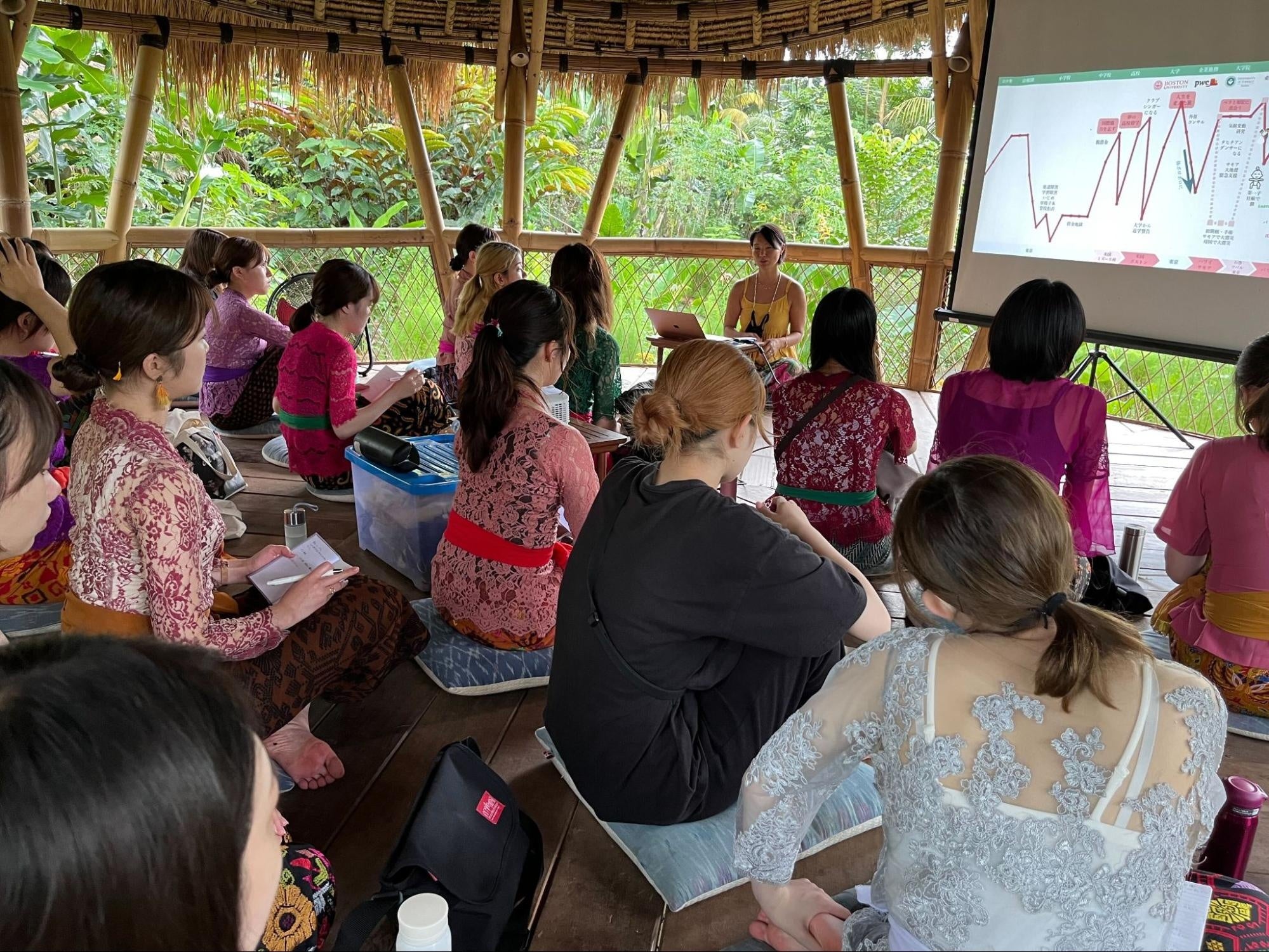 インパクトアカデミーの渡航型プログラム。バリ島のエシカルホテルで講演する濱川