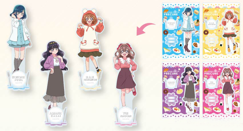 デリシャスパーティ　プリキュア　映画　夢みるお子さまランチ！　アクリルスタンド 映画 デリシャスパーティプリキュア 夢みるお子さまランチ！ アクリル