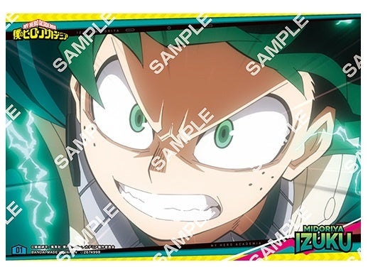 【ジャンボカードダス／フラットガシャポン】 僕のヒーローアカデミア クリアビジュアルポスター2