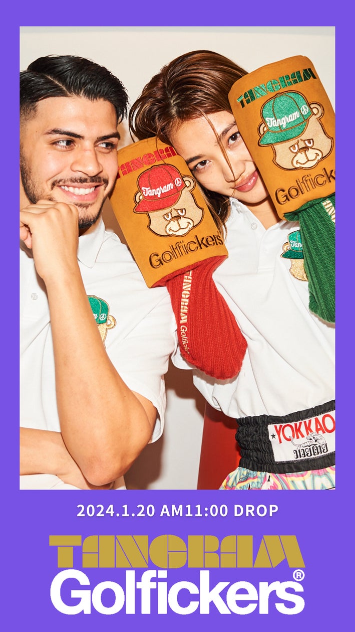 TANGRAM×golfickers コラボ ゴルフ バケットハット ML TANGRAM TANGRAM×golfickers コラボ ゴルフ バケットハット ML TANGRAM