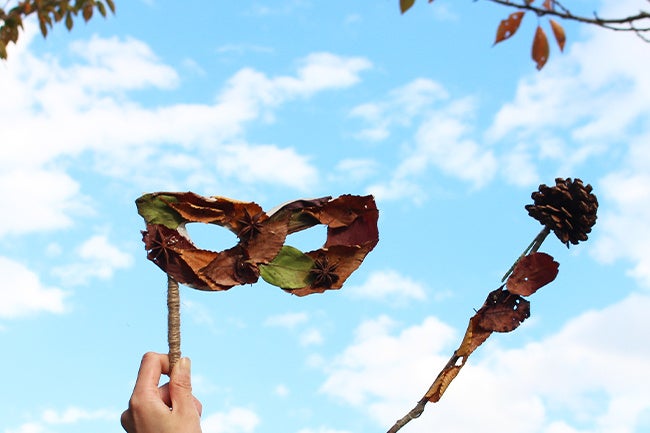 マスカレードマスクと魔法の杖