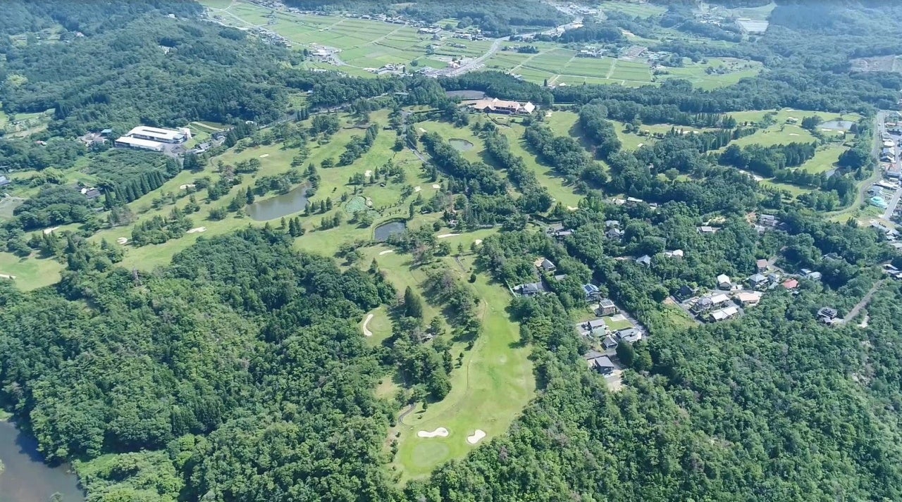 銀の森キャンパス(旧ゴルフ場跡地)鳥瞰