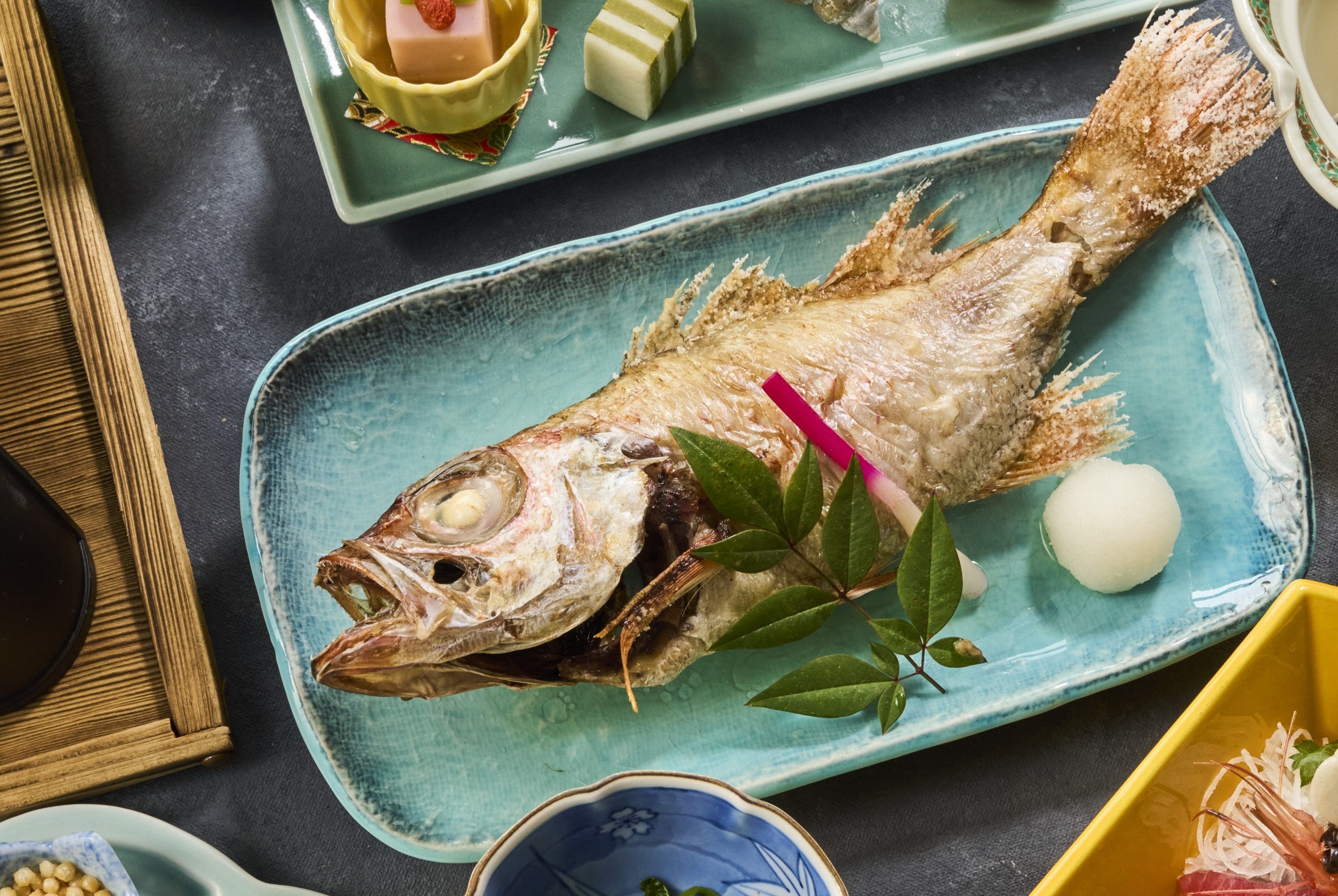 のどぐろの塩焼き