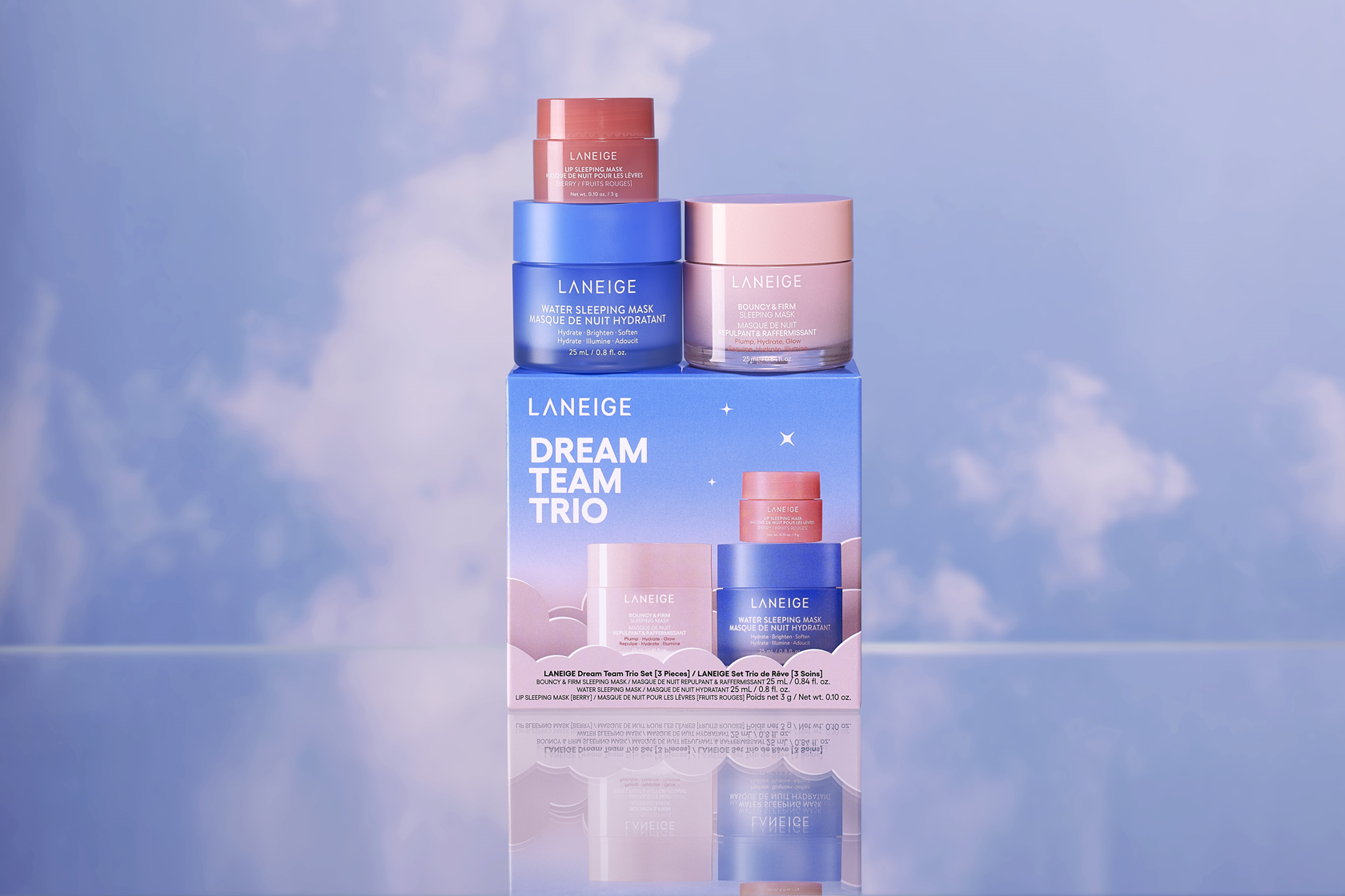 LANEIGE]“夏バテ肌”*¹をうるおいで満たす「ドリームチーム トリオ