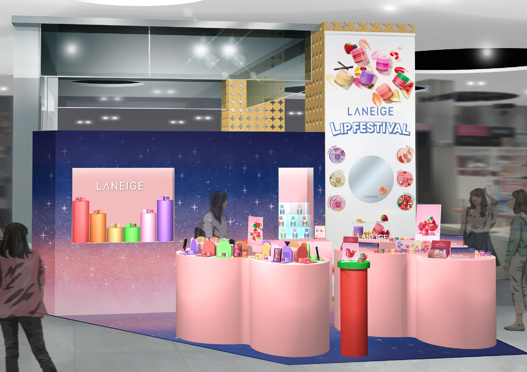 LANEIGE]輝く夜空の星をコンセプトにした限定POP UP STORE “LANEIGE
