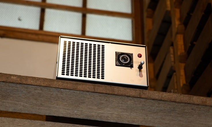 プラズマオゾン技術を利用して開発した箱型装置