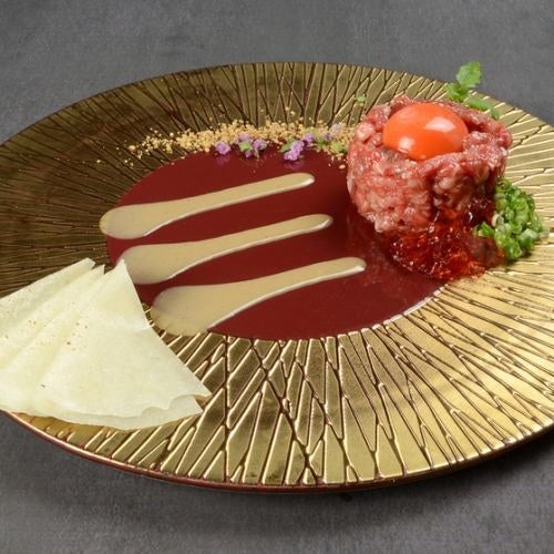 黒毛和牛のユッケ風 1,280円(税込)