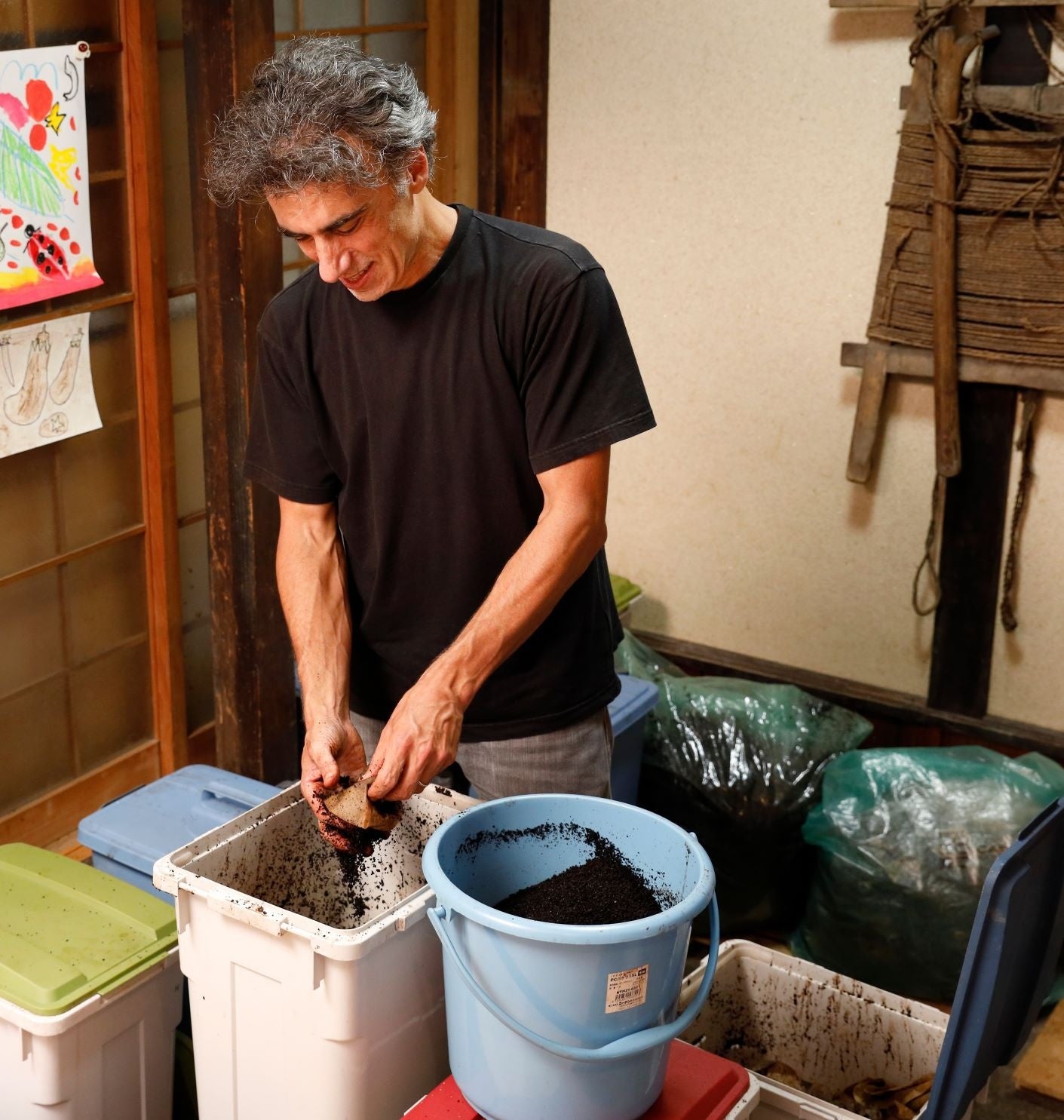 mame-eco の回収作業