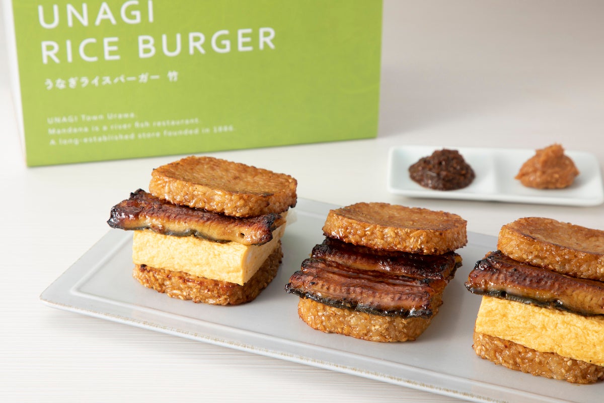 う巻き？いやちがう、ライスにうなぎと卵を挟んだ「竹」