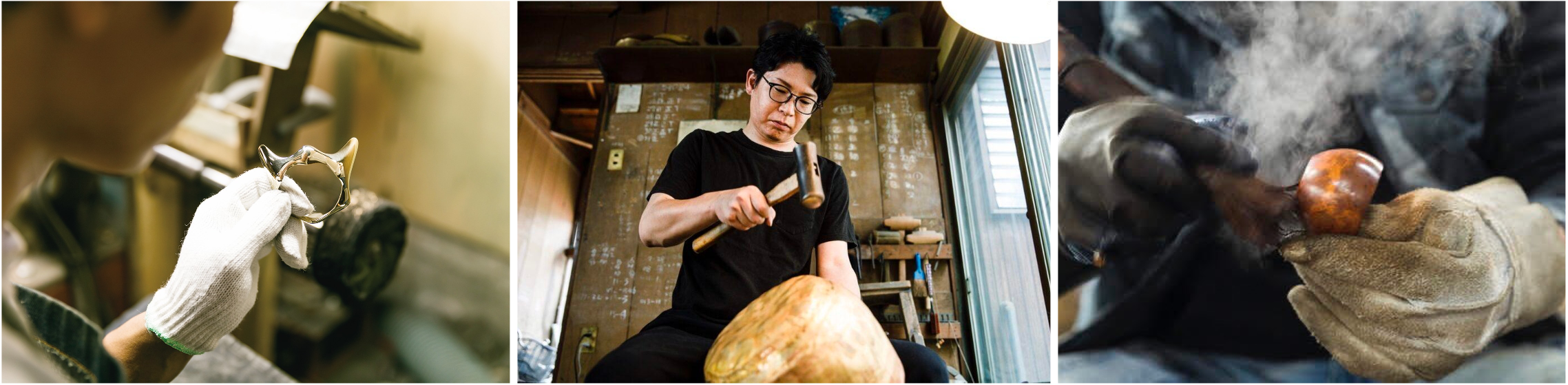 #個性派イケメン職人 #メガネサイズのオリジナルトレイ #鍛金 #研磨 #古代着色 #鋳造