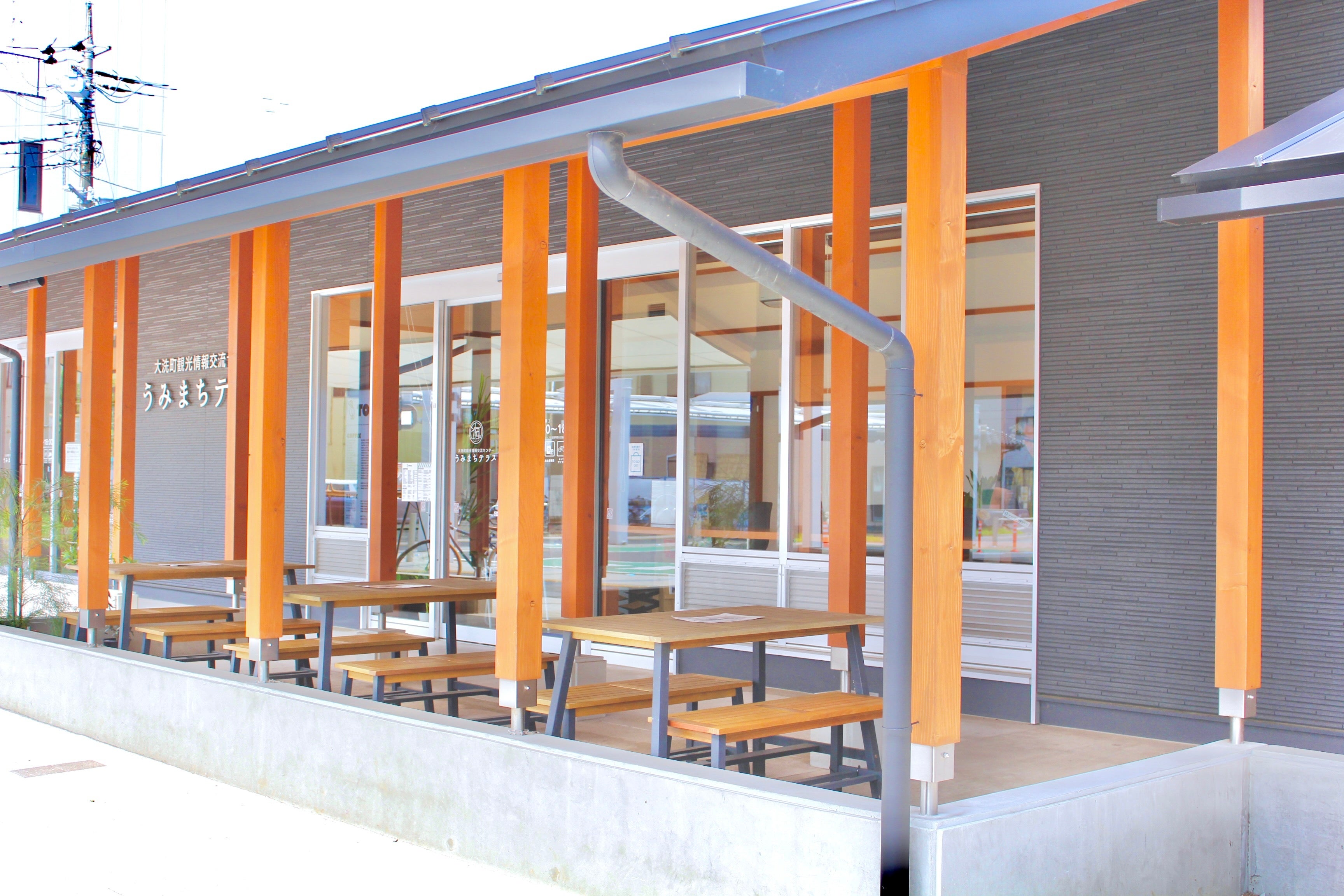 今回のうみまちひろばとなる場「STREET FOOD AND COFFEE TODAI」