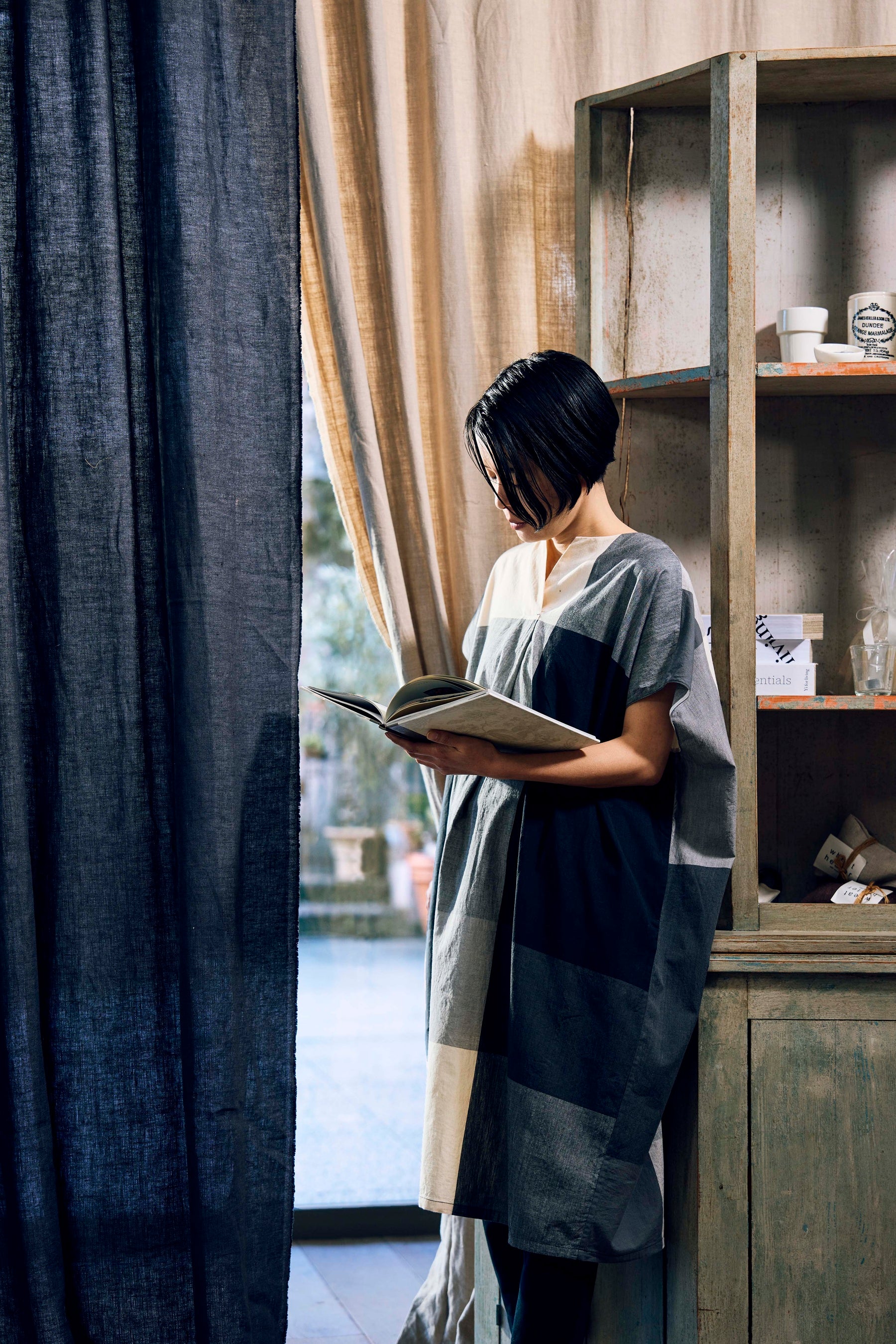 タグ付き新品 Y‘s for living ルームウェア ガウンL ウェア - Y's for living + fabric furnishings