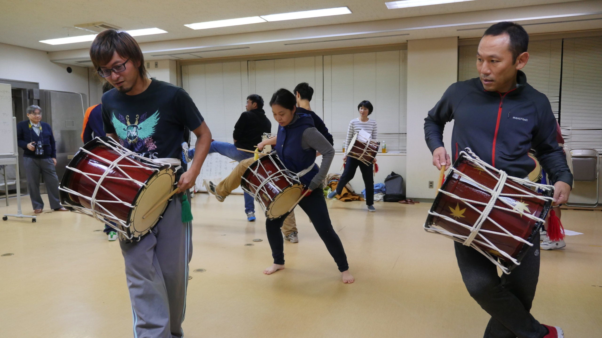 ▲2019年三陸芸能短期留学A.I.R.　芸能を習っている様子