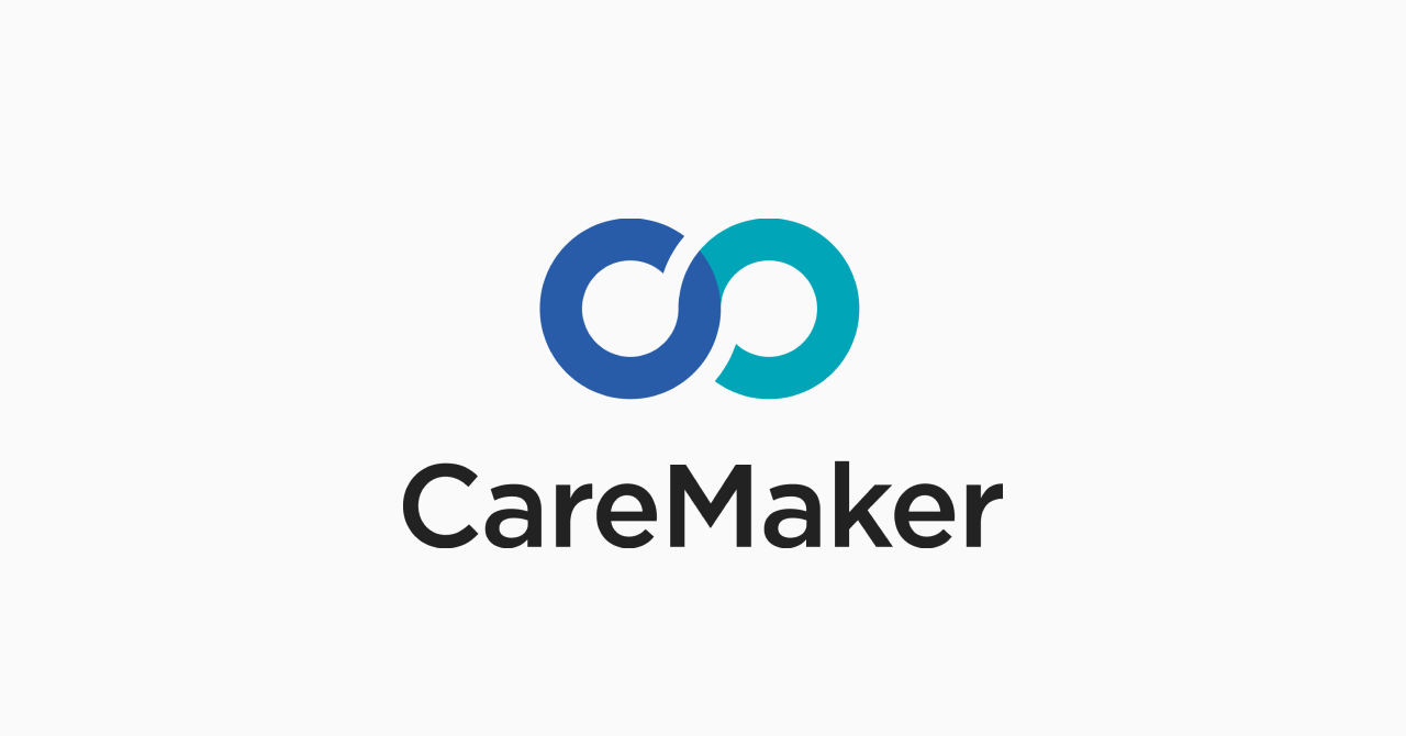 CareMakerを形容する「繋がり」「循環」「人と人」の共通項をシンプルな形に削ぎ落とし、普遍的な無限性を象徴するシンボルに刷新