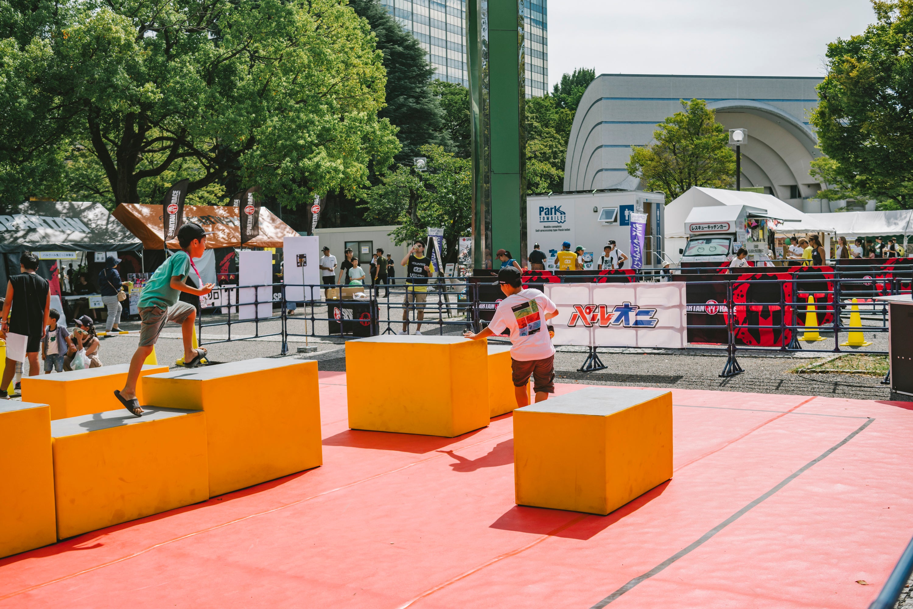 パルクール鬼ごっこ