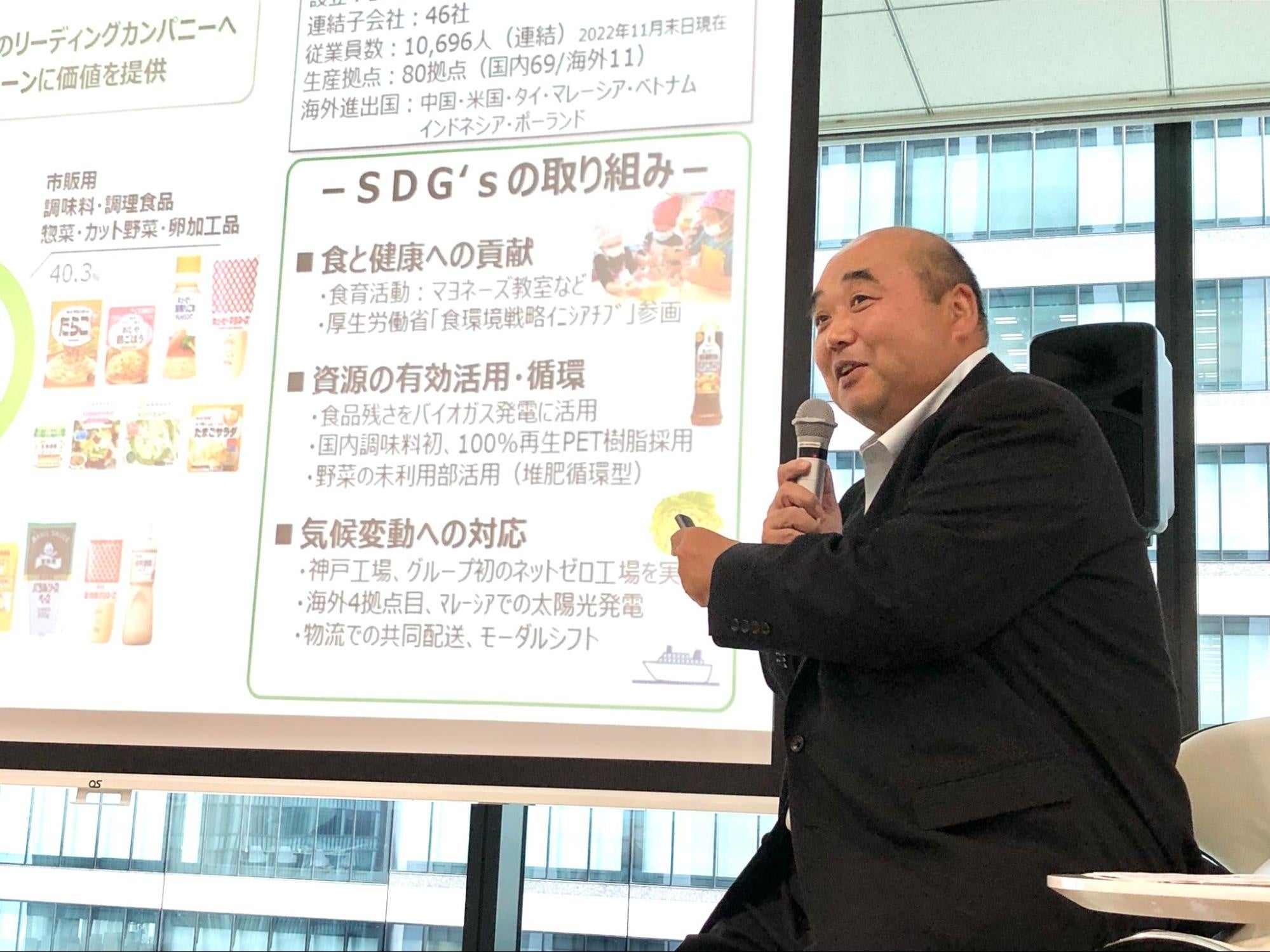 前田氏は「今年はパレット単位の検品レスを開始する」。