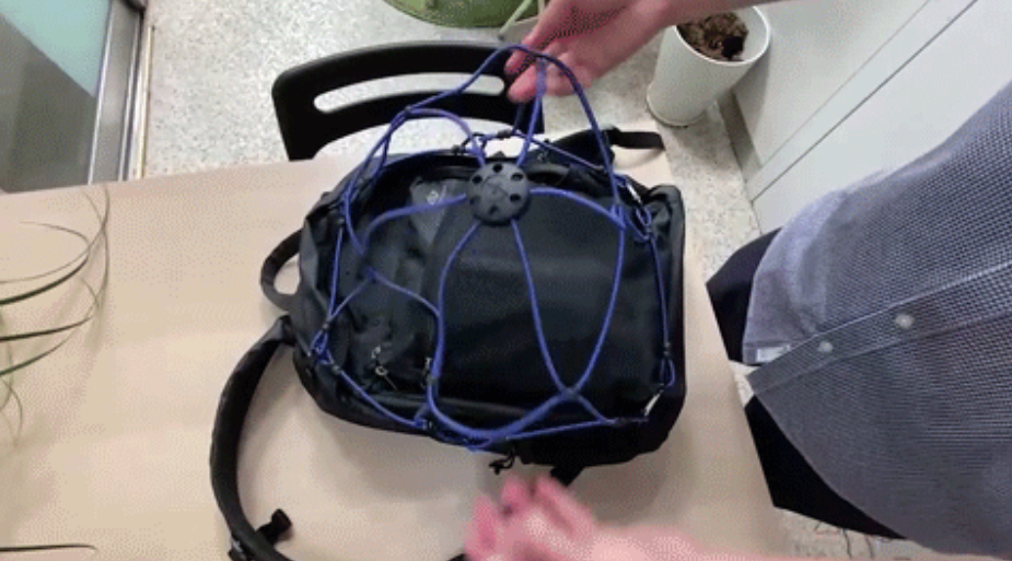 バックパック拡張ロープ「スパイダーネット」