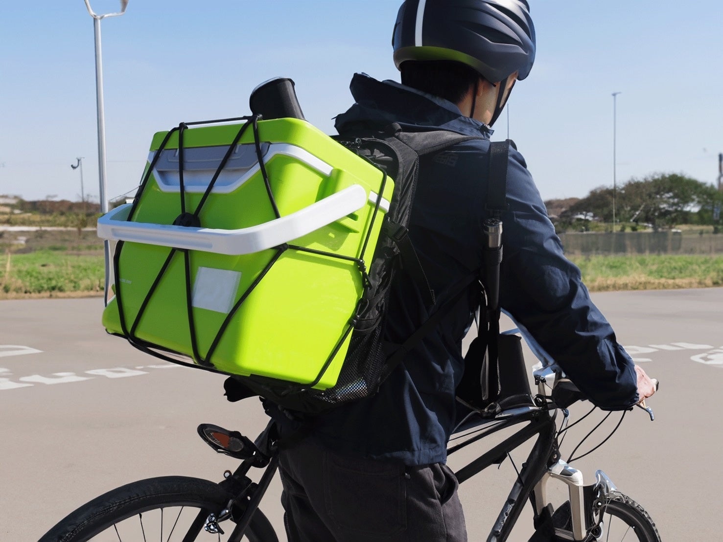 ランガンは勿論、チャリガンも楽しめる「スパイダーネット」