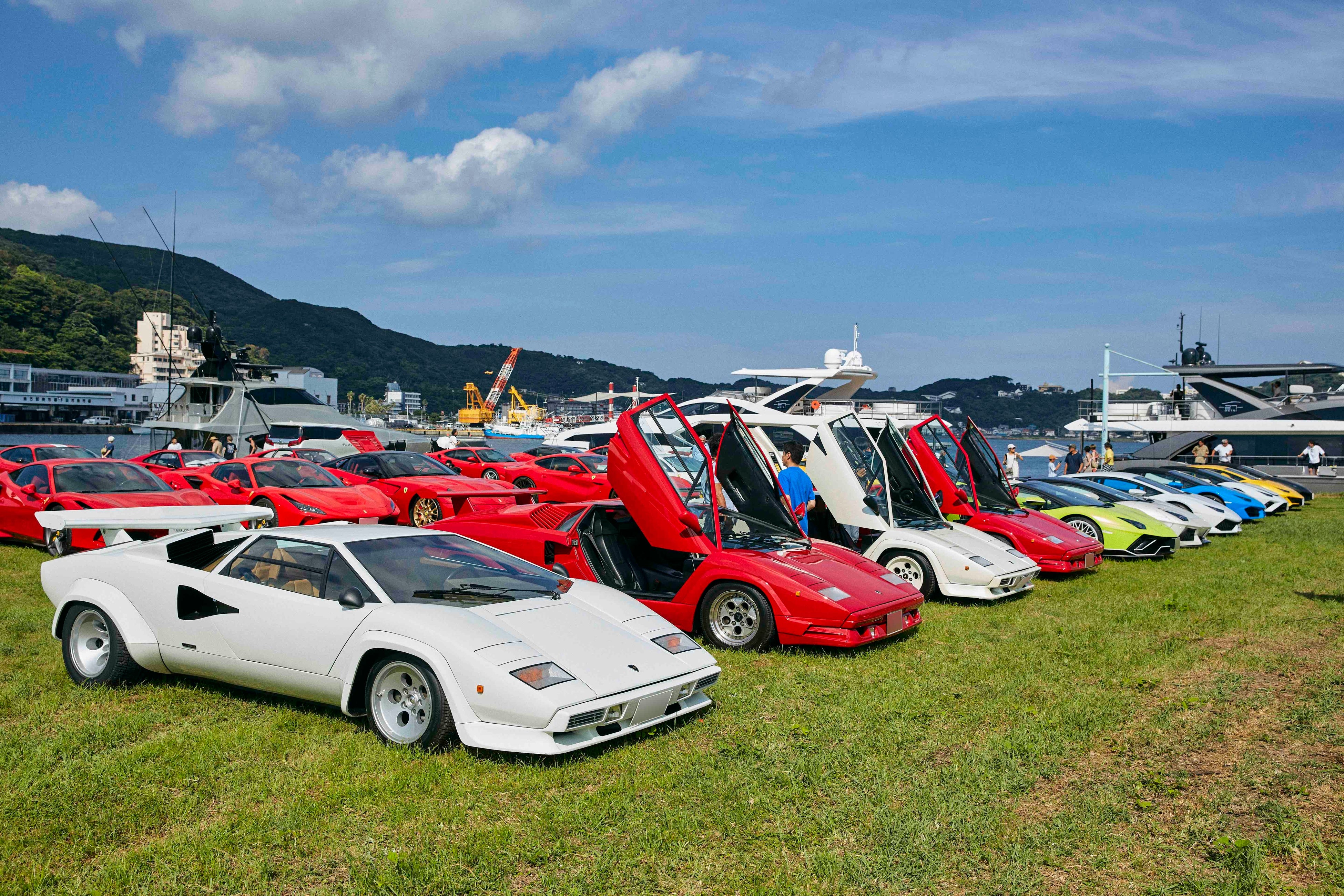 ランボルギーニカウンタックをはじめとするスーパーカー