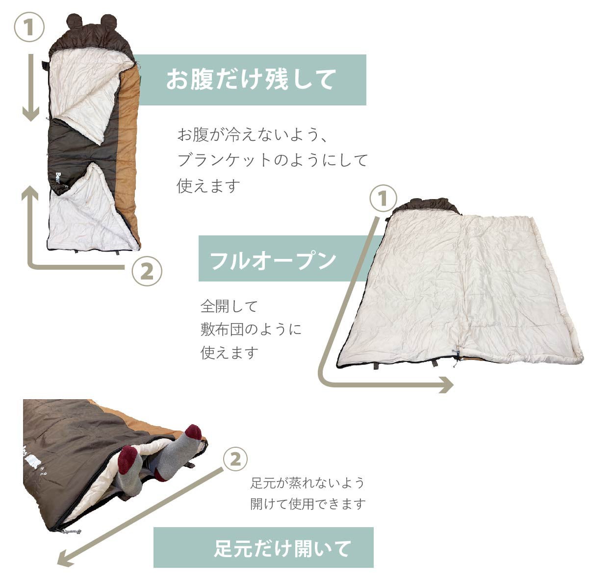 おすすめのキッズ寝袋！収納袋のデザインがリニューアルして