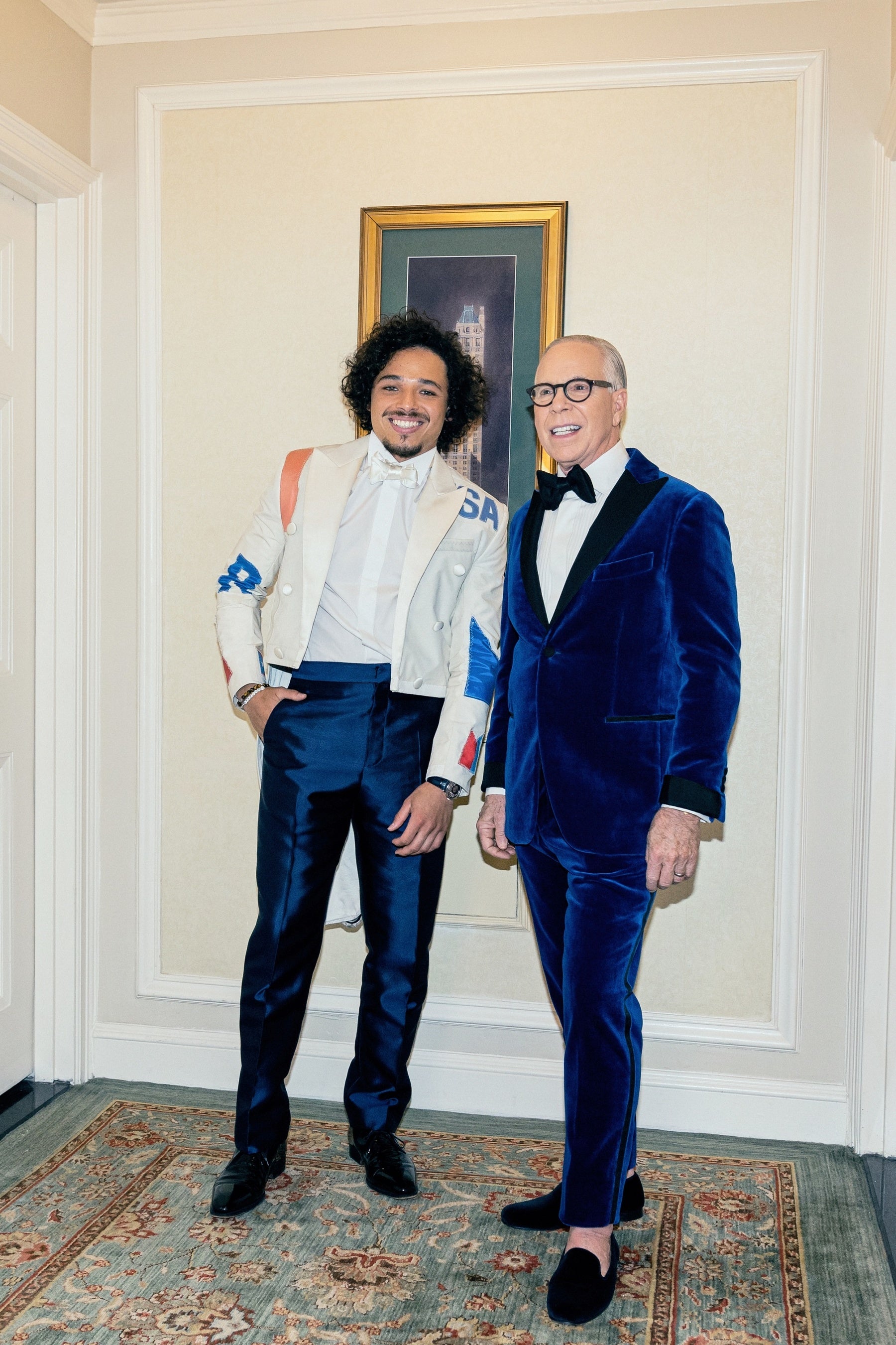 Anthony Ramos and Tommy Hilfiger