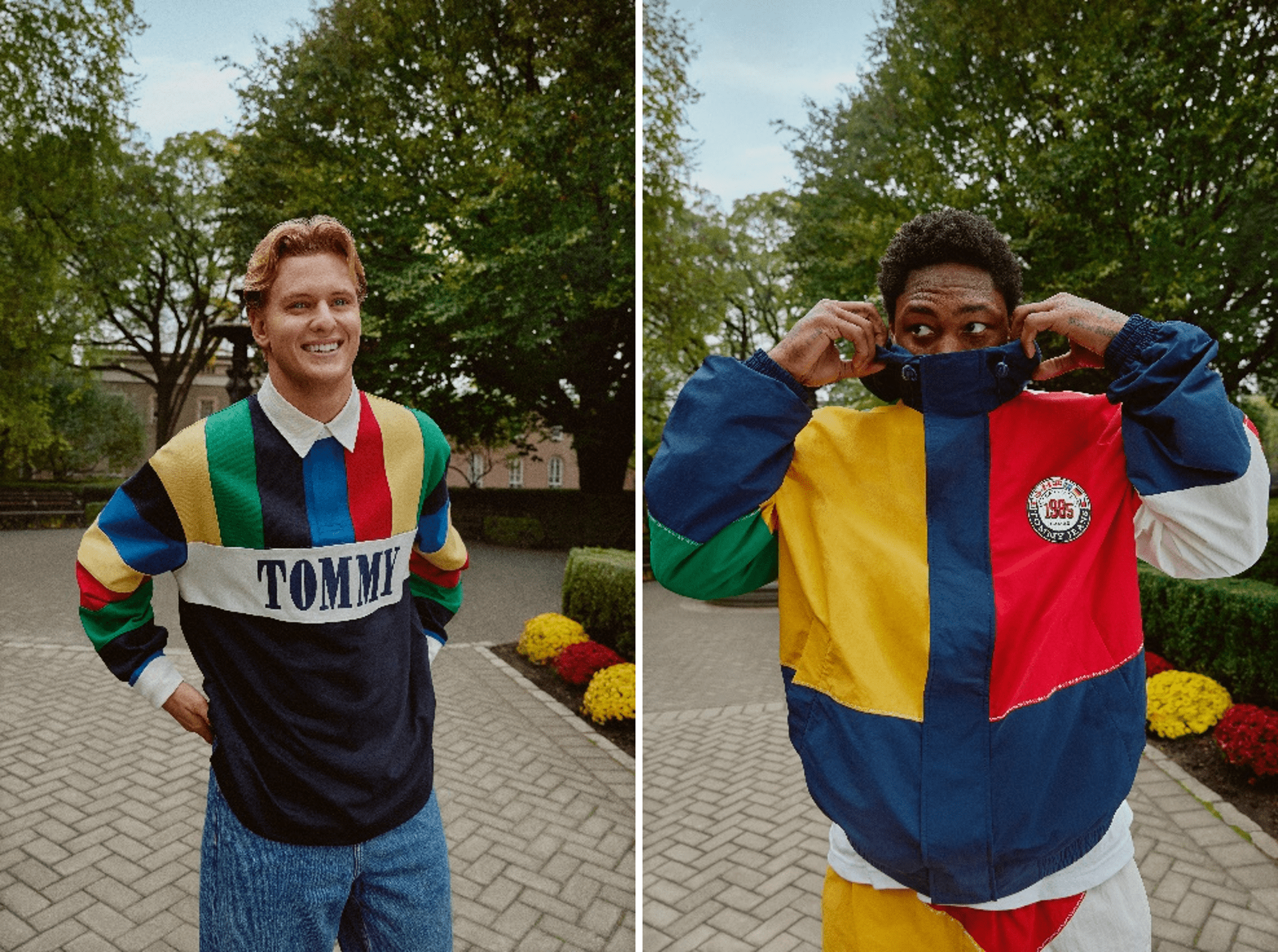 ver3様 90s トミーヒルフィガー ジーンズ スウェット ホッケー