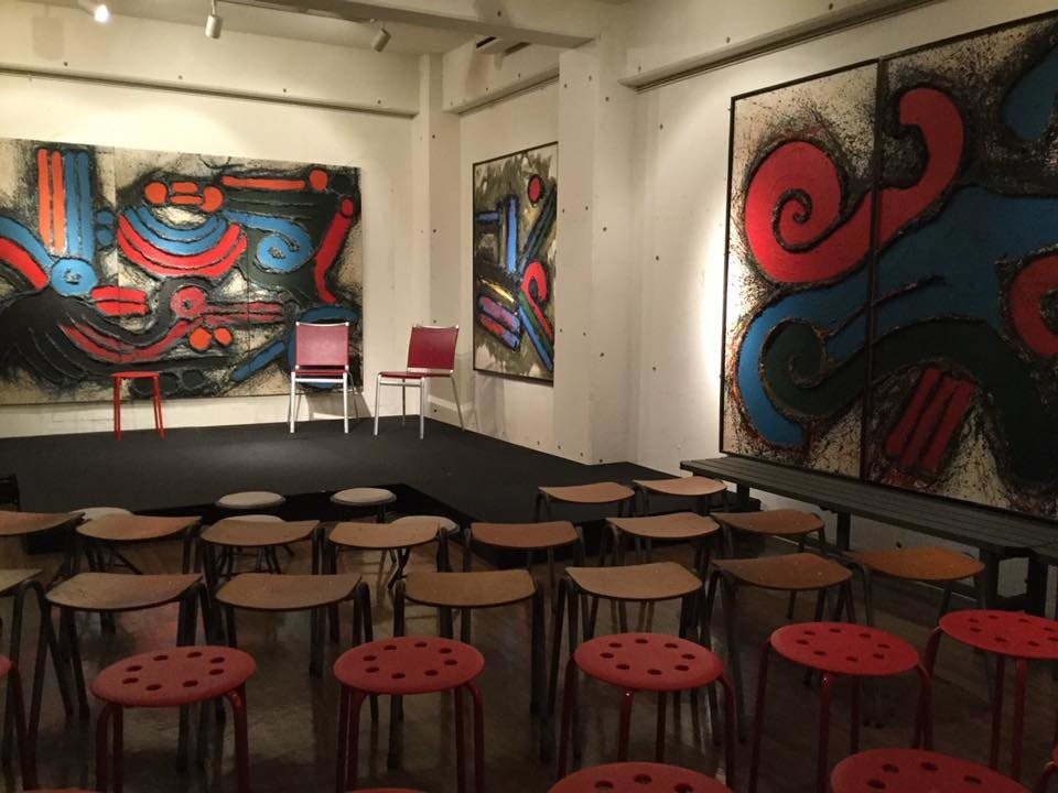 作品が展示されるギャラリー